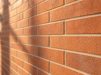 A clean, even brick for walls that stay exposed.